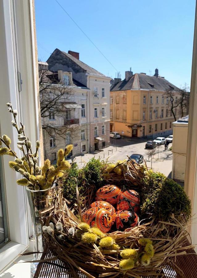 Homey Apartment On Vicheva Str. Lemberg Exterior foto
